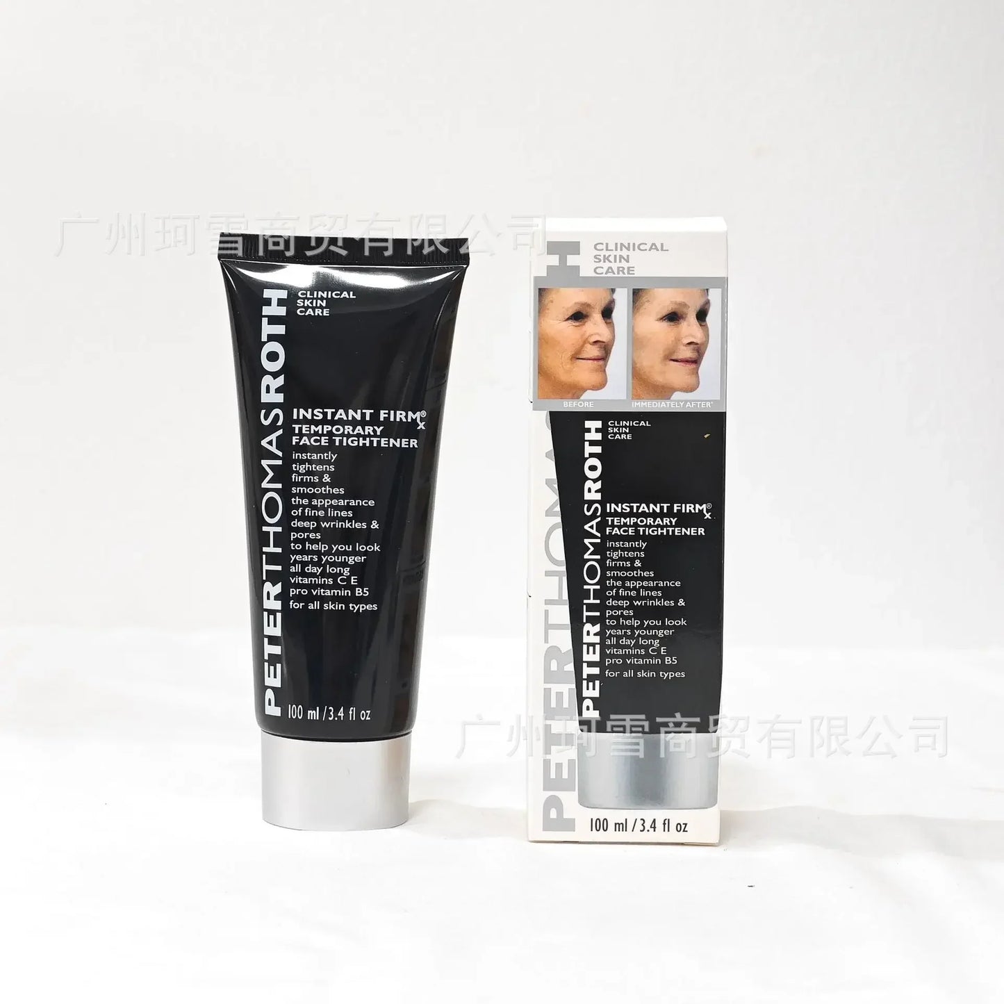 PETERTHOMASROTH temporary face cream 100ml, eye cream 30ml tightening anti-wrinkle and lightening fine lines