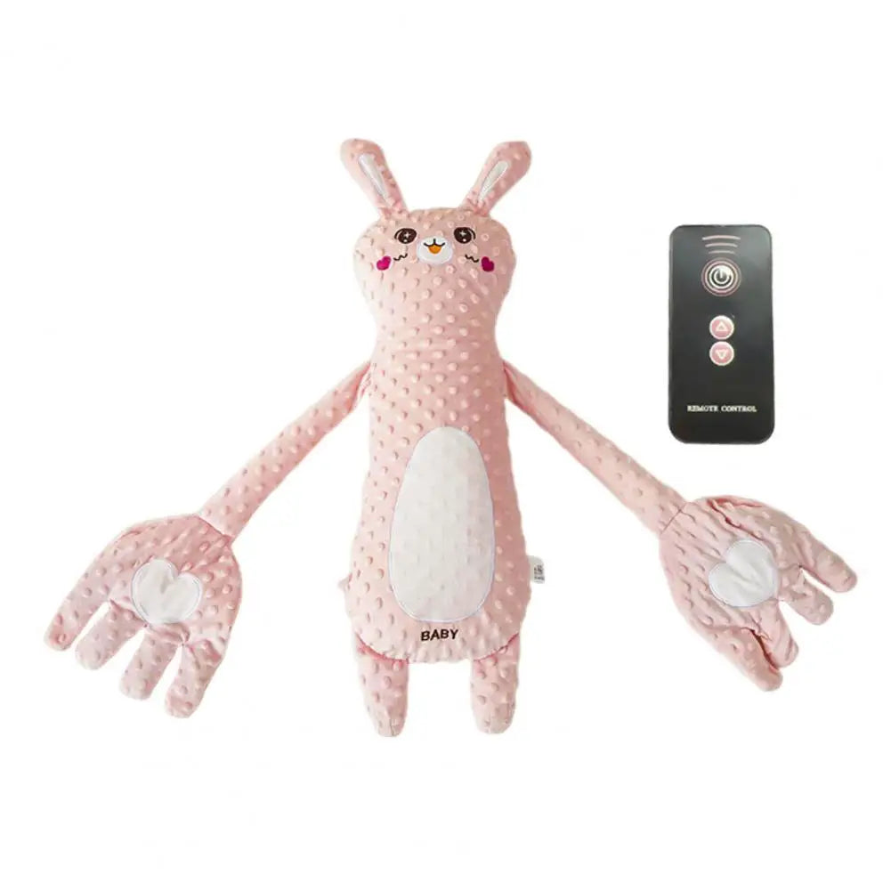 Baby Sleep Aid with Rhythmic Pat Movements Electric Baby Sleep Soothing Toy with Remote Control Palm Pad for Soothing for Baby's