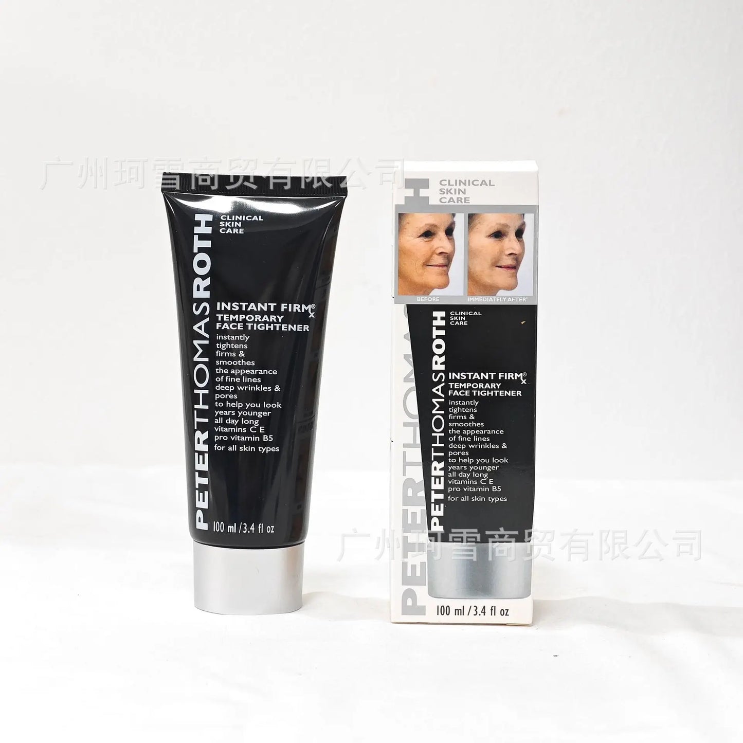 PETERTHOMASROTH temporary face cream 100ml, eye cream 30ml tightening anti-wrinkle and lightening fine lines