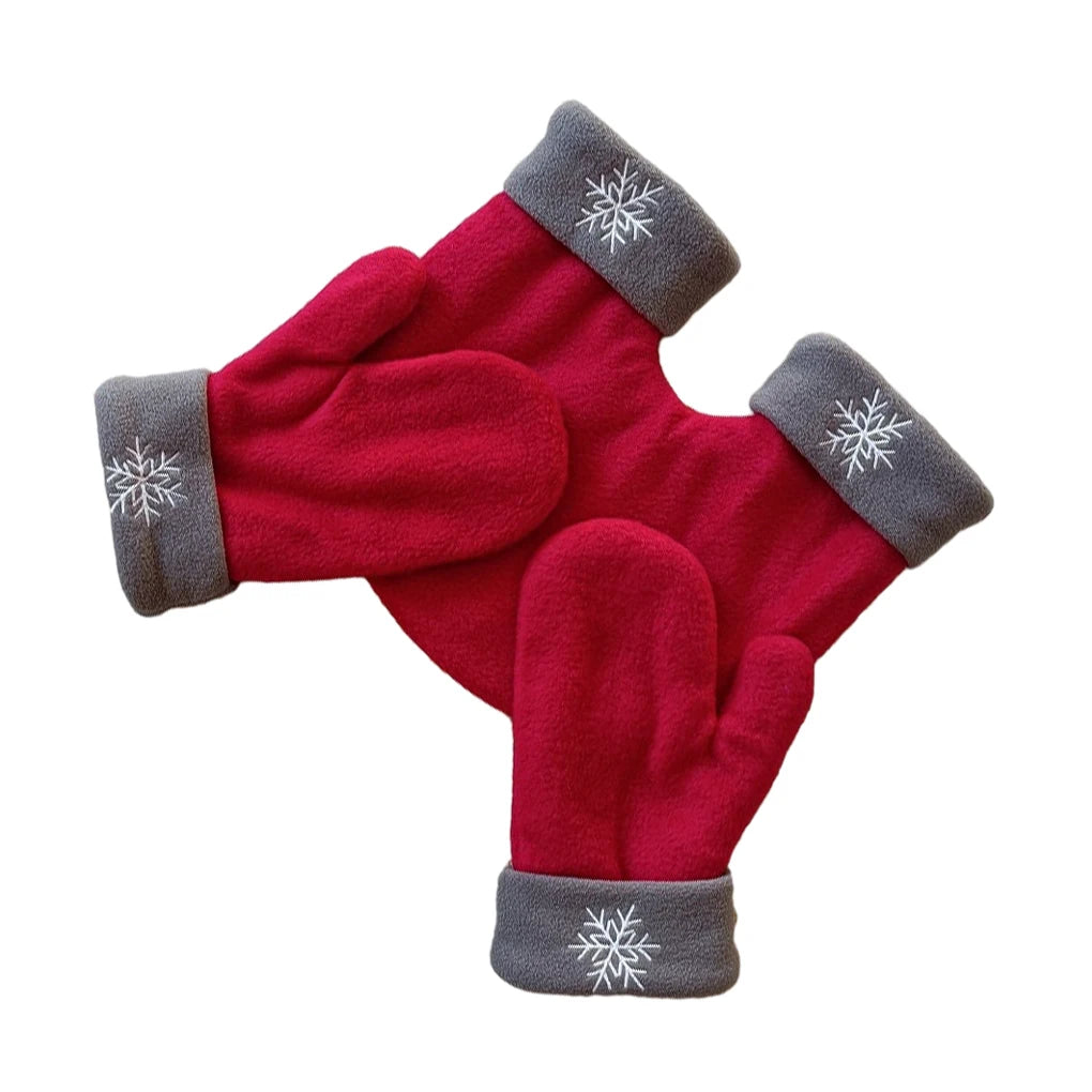 Winter Couple Gloves Polar Fleece Lovers Winter Thicken Warm Glove Christmas Gift Romantic Couples Mittens Provide Warmth