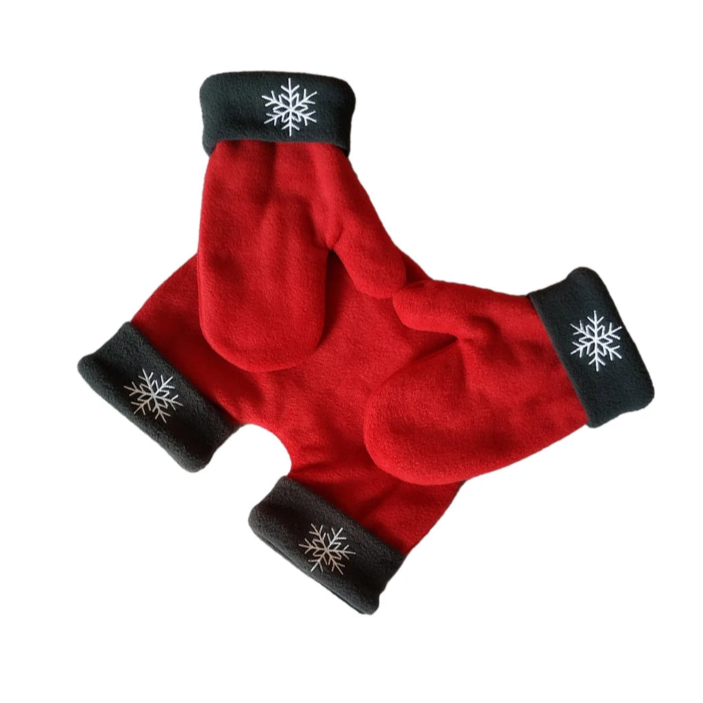 Winter Couple Gloves Polar Fleece Lovers Winter Thicken Warm Glove Christmas Gift Romantic Couples Mittens Provide Warmth