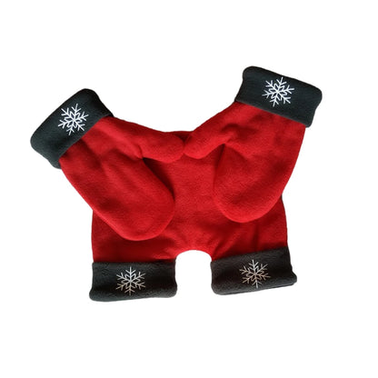 Winter Couple Gloves Polar Fleece Lovers Winter Thicken Warm Glove Christmas Gift Romantic Couples Mittens Provide Warmth