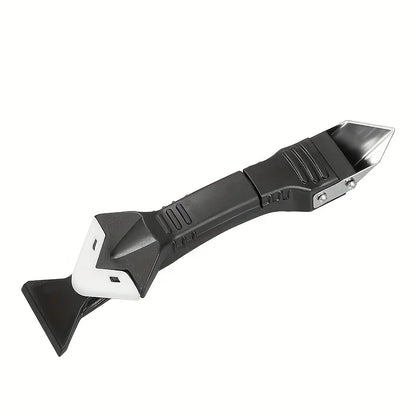 3-in-1 Silicone Caulking Tool Kit Stainless Steelhead Caulk Remover and Sealant Finishing Tools Grout Scraper