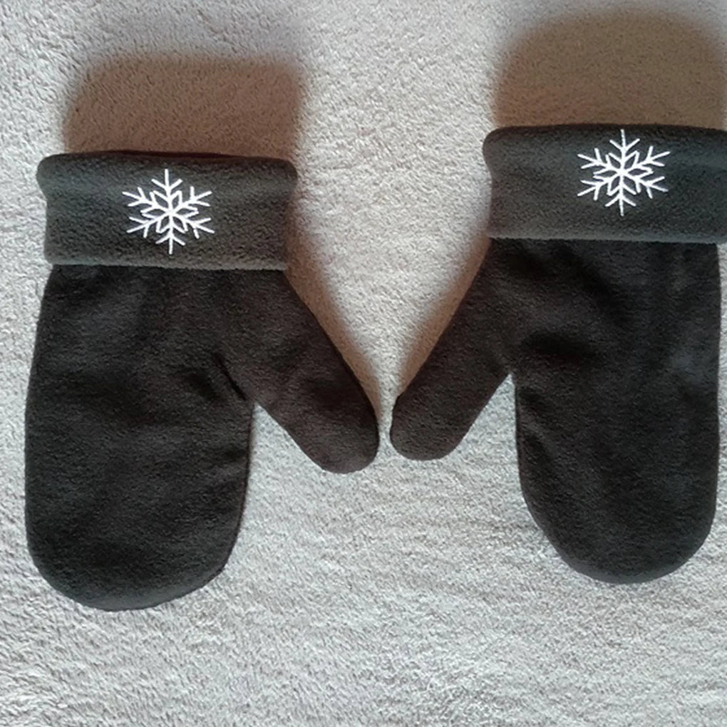 Winter Couple Gloves Polar Fleece Lovers Winter Thicken Warm Glove Christmas Gift Romantic Couples Mittens Provide Warmth